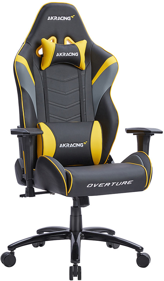 AKRacing（エーケーレーシング） ゲーミング・オフィスチェア（イエロー） AKR-OVERTURE-YELLOW返品種別A
