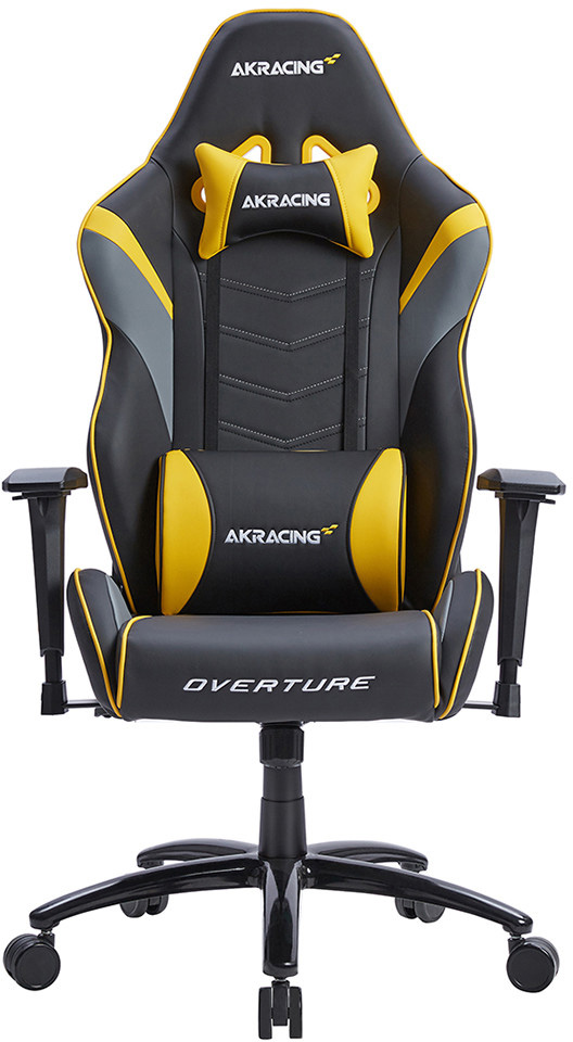 AKRacing（エーケーレーシング） ゲーミング・オフィスチェア（イエロー） AKR-OVERTURE-YELLOW返品種別A_1
