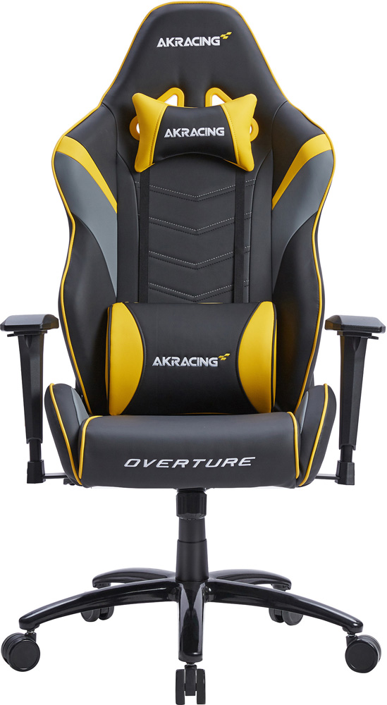 AKRacing（エーケーレーシング） ゲーミング・オフィスチェア（イエロー） AKR-OVERTURE-YELLOW返品種別A_2