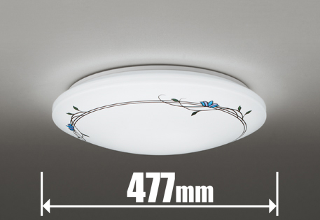 オーデリック 12畳〜10畳用 シーリングライト【カチット式】 ODELIC　ボタニカルプリントシーリングライト SH8366LDR返品種別A