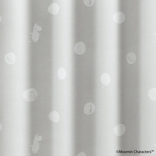 スミノエ(SUMINOE) ムーミン/レースカーテン 1枚入り（100×198cm・ホワイト） A1040-100-198返品種別A
