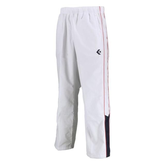 コンバース CB162502P-1129-L ウォームアップパンツ（裾ボタン）（ホワイト/ネイビー・サイズ：L）CONVERSE[CB162502P1129L] 返品種別A