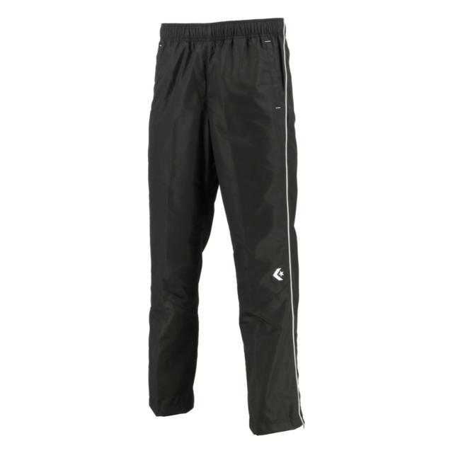 コンバース ウォームアップパンツ（裾ファスナー）（ブラック/ホワイト・サイズ：S） CONVERSE CB162508P-1911-S返品種別A