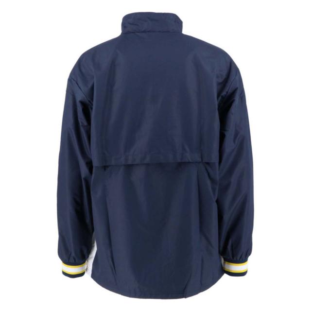 コンバース CON-CB182501S-2911-L 男女兼用 ウォームアップジャケット（裾ボックスタイプ）（ネイビー×ホワイト・サイズ：L）CONVERSE[CONCB182501S2911L] 返品種別A