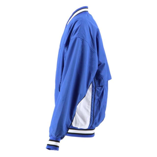 コンバース CB482501S-2511-160 ジュニア ウォームアップジャケット（前ボタン）（ロイヤルブルー×ホワイト・サイズ：160cm）CONVERSE[CB482501S2511160] 返品種別A
