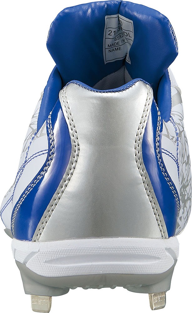 ゼット 埋込みスパイク グランドジャックCR（ホワイト×マリンブルー・サイズ：30.0cm） ZETT Z-BSR2295-1127-30返品種別A