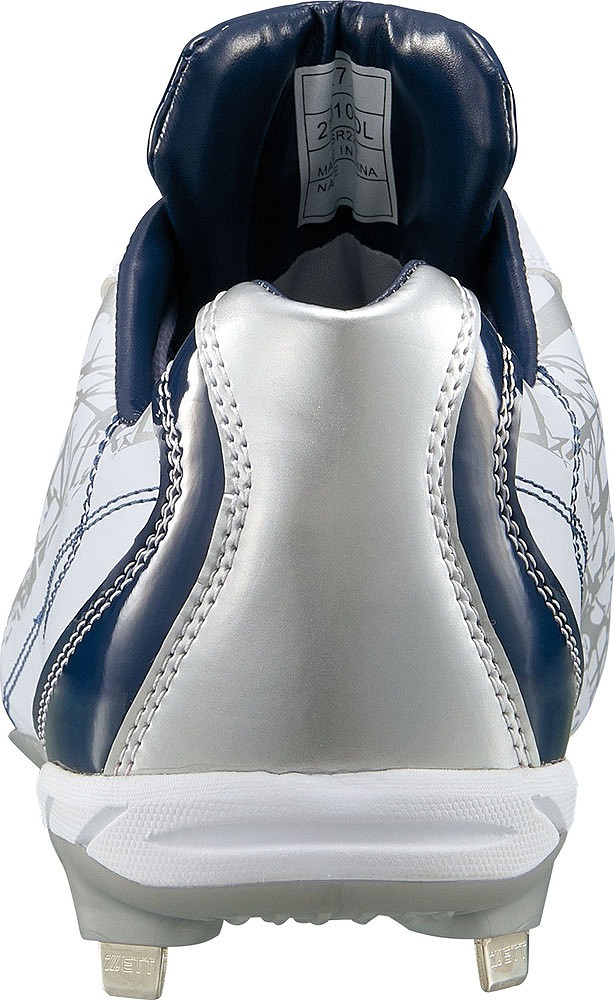 ゼット Z-BSR2295-1129-27 埋込みスパイク グランドジャックCR（ホワイト×ネイビー・サイズ：27.0cm）ZETT[ZBSR2295112927] 返品種別A