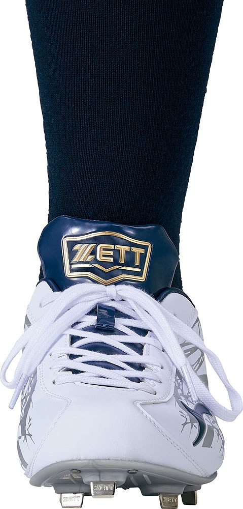 ゼット Z-BSR2295-1129-28 埋込みスパイク グランドジャックCR（ホワイト×ネイビー・サイズ：28.0cm）ZETT[ZBSR2295112928] 返品種別A