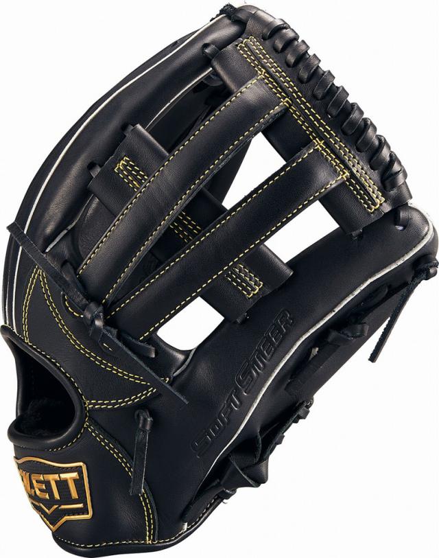 ゼット 軟式グラブ ソフトステアシリーズ オールラウンド用（ブラック