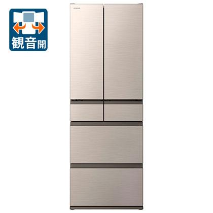 日立 R-VWC50X-N 500L 6ドア冷蔵庫（ライトゴールド）HITACHI[RVWC50XN] 返品種別A