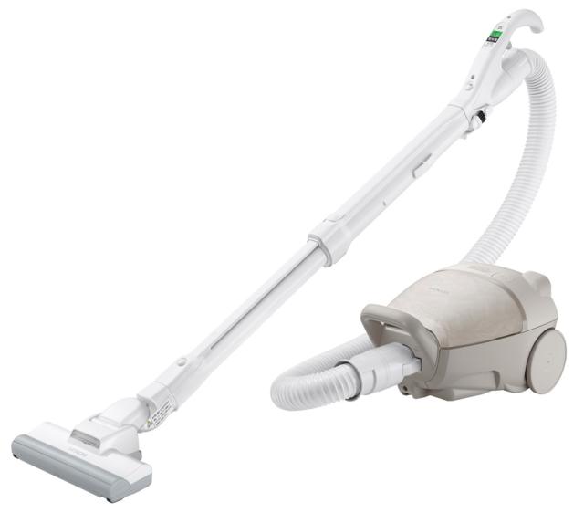 日立 紙パック式クリーナー　コード式　自走式パワーブラシ　マーブルベージュ 【掃除機】HITACHI かるパック CV-KP300P-C返品種別A