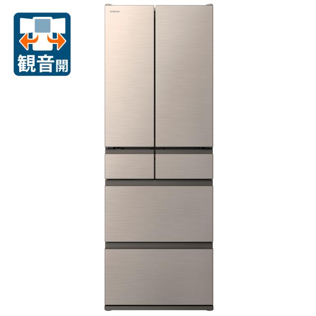 日立 R-HWC54Y-N 540L 6ドア冷蔵庫（ライトゴールド）HITACHI[RHWC54YN] 返品種別A