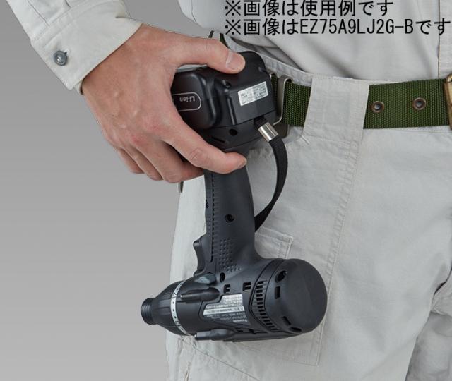 パナソニック 14.4V/18V 充電マルチインパクトドライバー 黒 (本体のみ、電池パック/充電器別売) Panasonic EZ75A9X-B返品種別B
