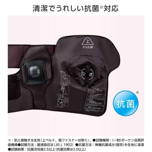 パナソニック EW-RJ50-H エアーマッサージャー（グレー）Panasonic　ひざまわりマッサージャー [EWRJ50 RJ50][EWRJ50H] 返品種別A_5