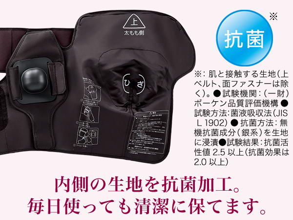 パナソニック EW-RJ50-H エアーマッサージャー（グレー）Panasonic　ひざまわりマッサージャー [EWRJ50 RJ50][EWRJ50H] 返品種別A_15