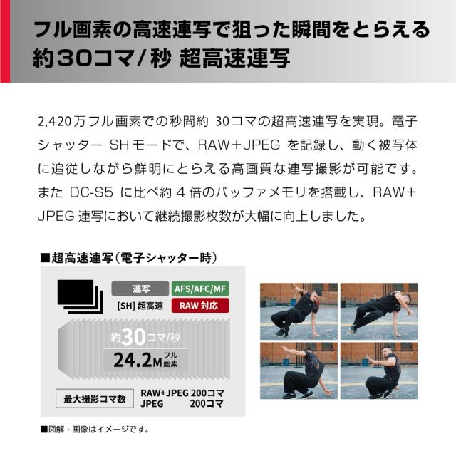 パナソニック DC-S5M2K フルサイズミラーレス一眼カメラ「LUMIX S5II」標準ズームレンズキットPanasonic[DCS5M2K] 返品種別A_5