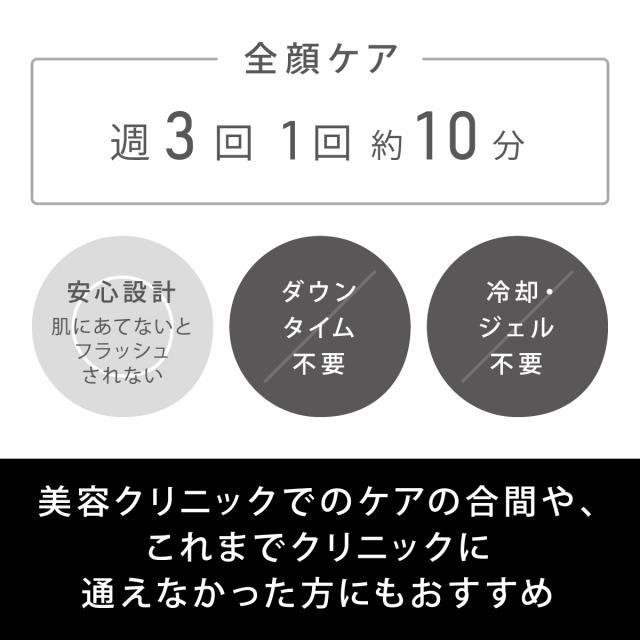 パナソニック EH-SL85-W 光美顔器（ホワイト）Panasonic　フォト ブライトショット [EHSL85 SL85][EHSL85W] 返品種別A_10