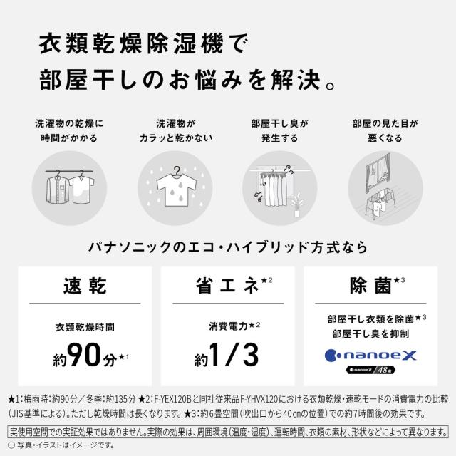 パナソニック 除湿乾燥機（木造13畳/コンクリート造27畳まで