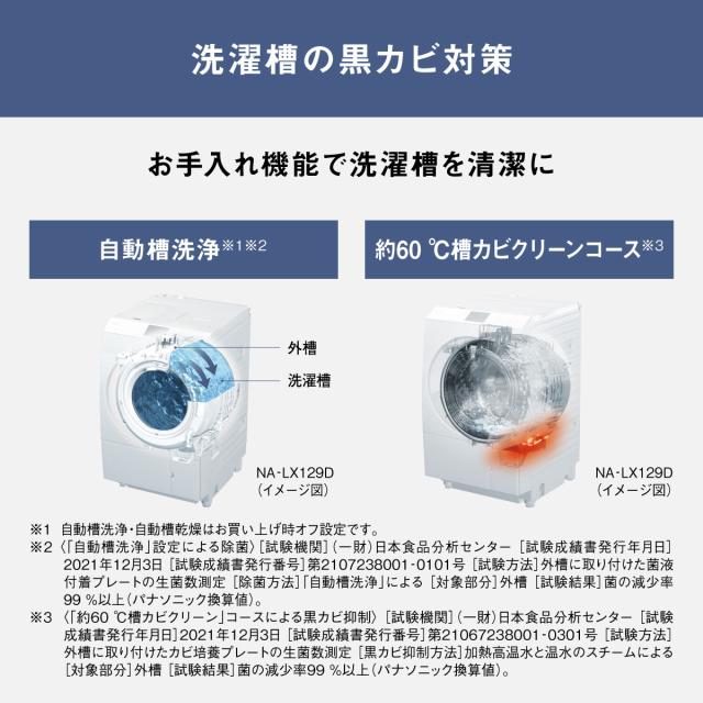 無料長期保証】パナソニック ドラム式洗濯乾燥機 洗濯12.0kg