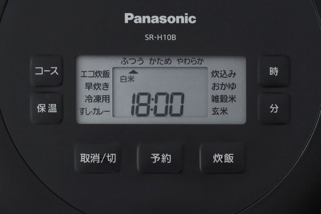 パナソニック SR-H10B-K IHジャー炊飯器(5.5合炊き) ブラック パナソニック SR-H10B-K IHジャー炊飯器(5.5合炊き) ブラック