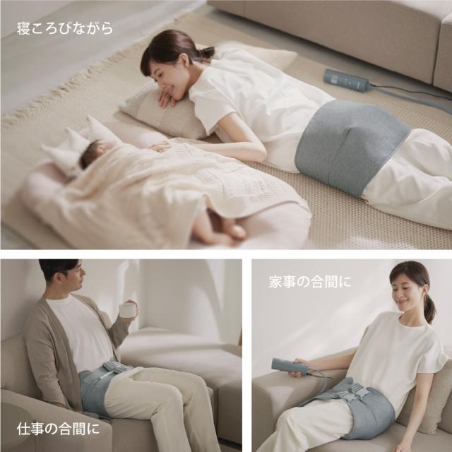 パナソニック EW-RA170-H エアーマッサージャー（ライトグレー）Panasonic 骨盤おしりリフレ[EWRA170H] 返品種別A_3