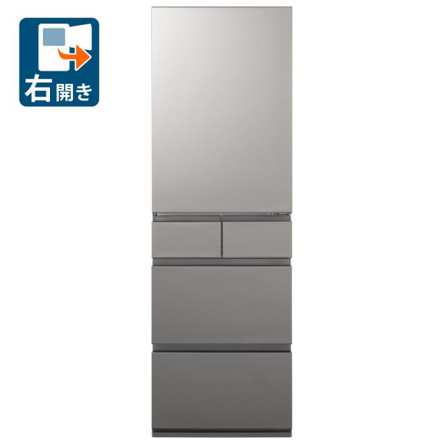 パナソニック NR-E41RY2-S 410L 5ドア冷蔵庫（シルバー）【右開き】Panasonic[NRE41RY2S] 返品種別A