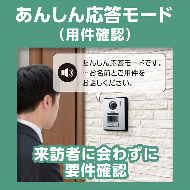 パナソニック 無線電話管する付 カラーテレビドアホン 2-7印字機 Panasonic 家じゅう「どこでも部屋の入り口電話機」 VL-N35AHF返品カテゴリー化A