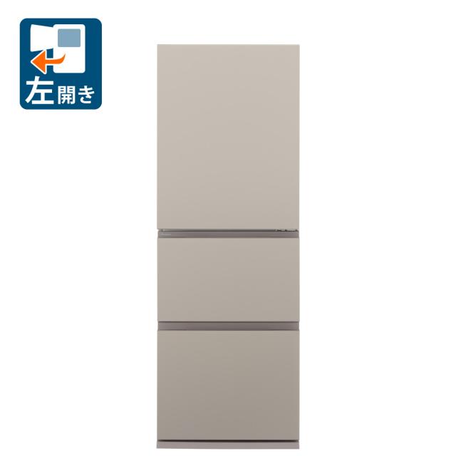 パナソニック NR-C33ES2L-C 326L 3ドア冷蔵庫（マットベージュ）【左開き】Panasonic[NRC33ES2LC] 返品種別A パナソニック NR-C33ES2L-C 326L 3ドア冷蔵庫（マットベージュ）【左