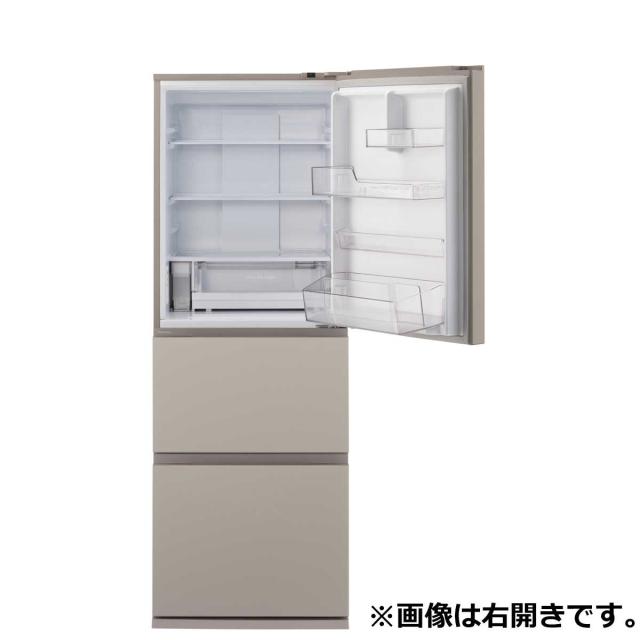 パナソニック NR-C33ES2L-C 326L 3ドア冷蔵庫(マットベージュ)【左 パナソニック NR-C33ES2L-C 326L 3ドア冷蔵庫(マットベージュ)【左