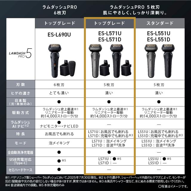 パナソニック メンズシェーバー[電気シェーバー]【5枚刃】【自動洗浄器