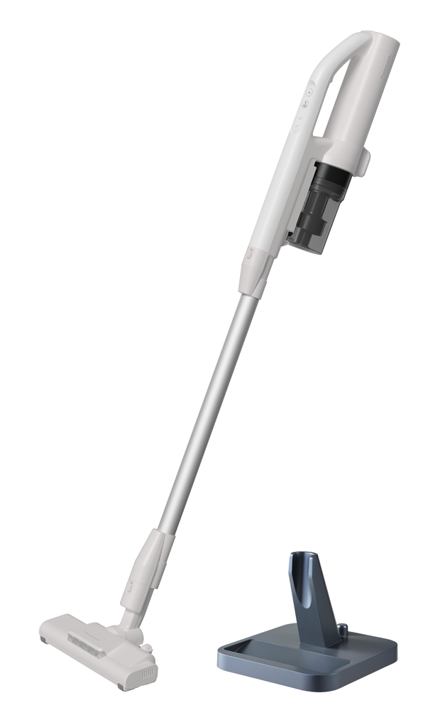 パナソニック サイクロン式スティッククリーナー  充電式 自走式パワーブラシ アイボリー 【掃除機】　Panasonic MC-SB35K-C返品種別A