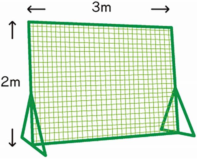 ゼットガッコウタイイク ZZ-ZN2000N 防球フェンス取替用ネット2m×3m[ZZZN2000N] 返品種別A