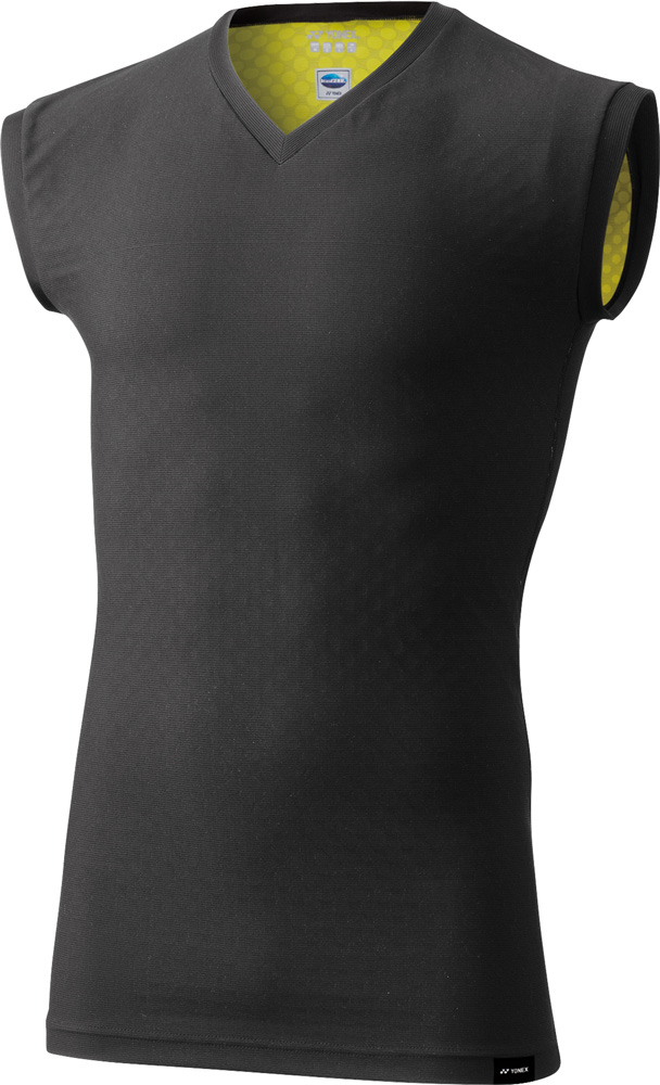 ヨネックス YO-STBP1019-007-L ノースリーブシャツ（ブラック・サイズ：L）YONEX ユニセックス[YOSTBP1019007L] 返品種別A