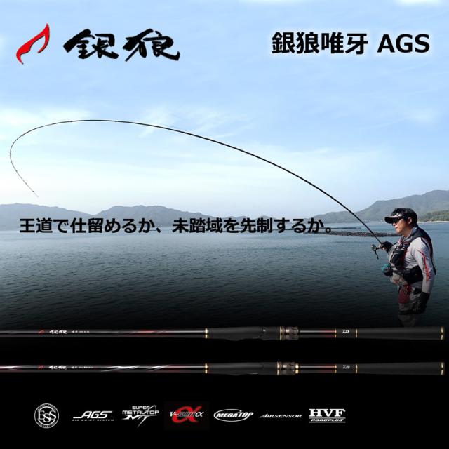 チヌ竿 2.7m 美品 Daiwa【ダイワ】銀狼 1 ー45竿 目覚まし