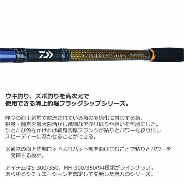 ダイワ 22 クラブブルーキャビンメタルチューン S-350 DAIWA 海上釣堀竿 クラブブルーキャビンメタルチューン S-350返品種別Aの通販はau  PAY マーケット - Joshin web 家電・PC・ホビー専門店 | au PAY マーケット－通販サイト