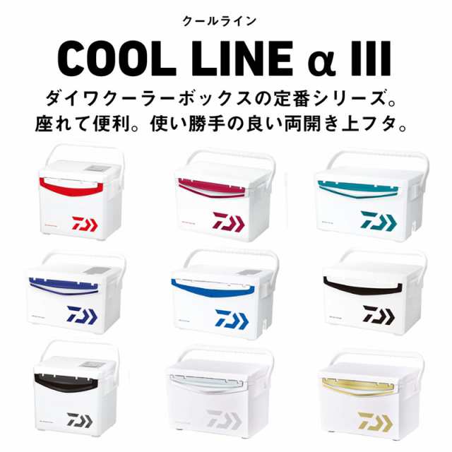 DAIWA◇クーラーボックス/ホワイト/COOL LINE α Ⅱ GU1500/15L 