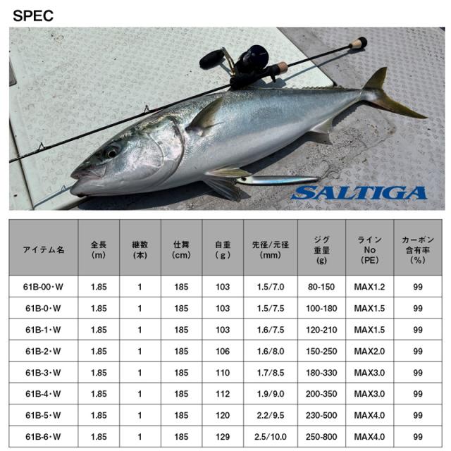 ダイワ 23ソルティガSJ 61B-00・W 23 ソルティガ SJ 61B-00・WDAIWA ジギングロッド[05805679ダイワ] 返品種別A_6