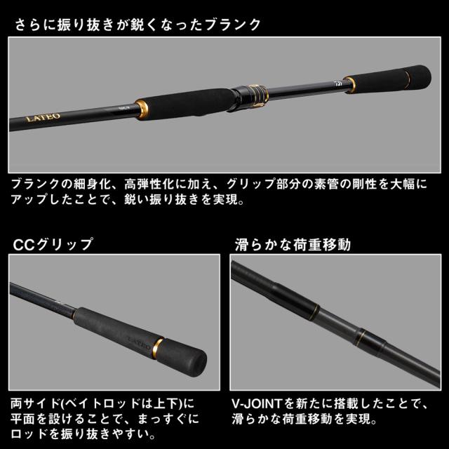 DAIWA - ▽▽DAIWA ダイワ 24ラテオ 96M・K 05800241 楽天市場】ダイワ 05800241 ラテオ 96M・K スピニングモデル