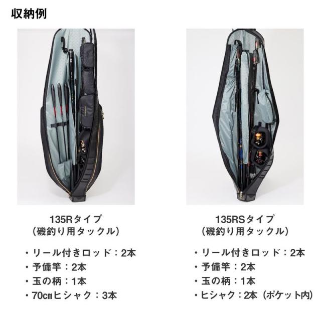 ダイワ トーナメント ロッドケース 135RS(D) レッドブラック