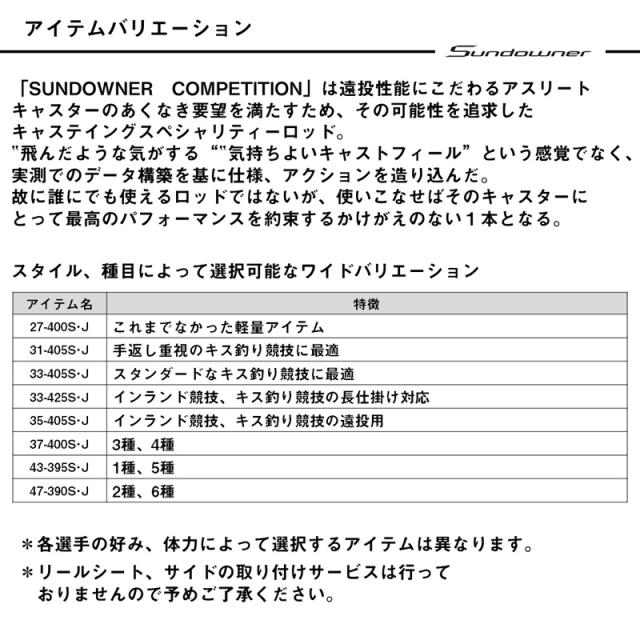 ダイワ 25サンダウナーCP43-395 25 サンダウナー CP 43-395S・J (素管