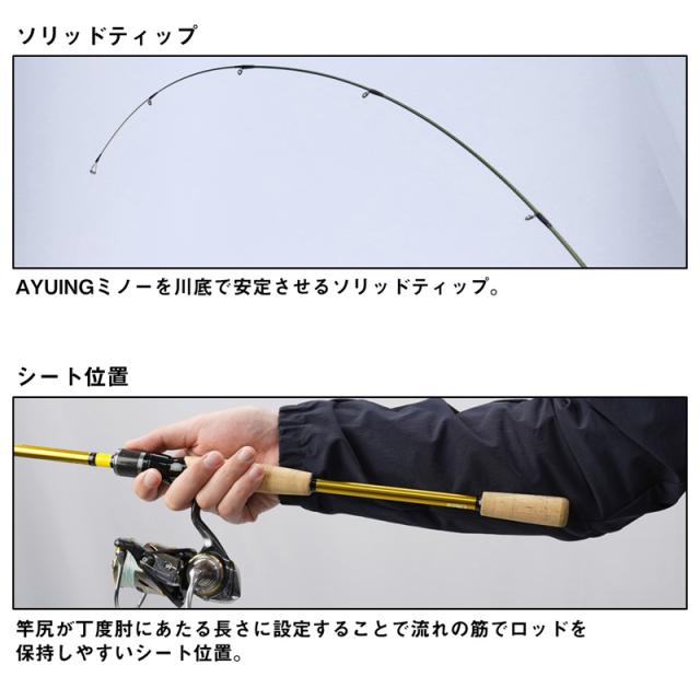 ダイワ 21 ネオステージ AY 100MS-S 10.0ft 2ピース スピニング DAIWA アユイングロッド 21ネオステージAY 100MS-S返品種別A