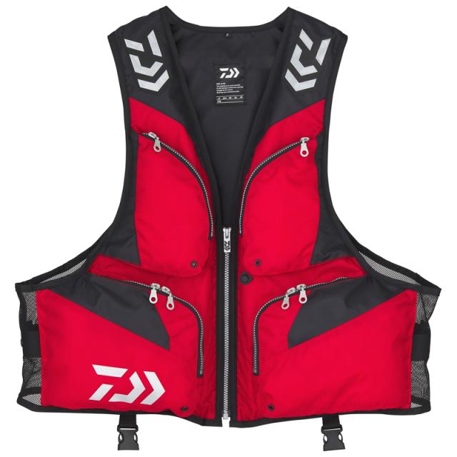 ダイワ DF-6324 ライトフローティングベスト フリーサイズ(レッド) DAIWA CS JCIマーク取得モデル（L2） DF-6324(レッド)返品種別A