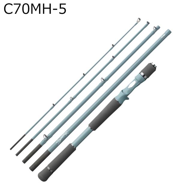 バスロッド ダイワ スティーズ 2021 C610MH + S66L DAIWA（釣り