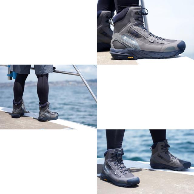 ダイワ DS-3301G-ID GORE-TEX オフショアシューズ ハイカット 26.0cm (グレー) DAIWA 透湿防水シューズ DS-3301G-ID 26.0cm返品種別A