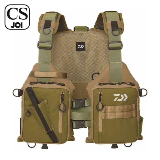 ダイワ DF-6425ライトフロートゲームベスト(ミリタリーベージュ) DF-6425 ライトフロートゲームベスト (ミリタリーベージュ) フリーサイズDAIWA ライフジャケット CS JCIマーク取得モデル(L2)[08370783ダイワ] 返品種別A