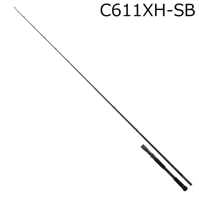 ダイワ 25 ブラックレーベル C611XH-SB スイムベイト＆ビッグベイトスペシャル 25ブラックレーベルC611XH-SB返品種別A