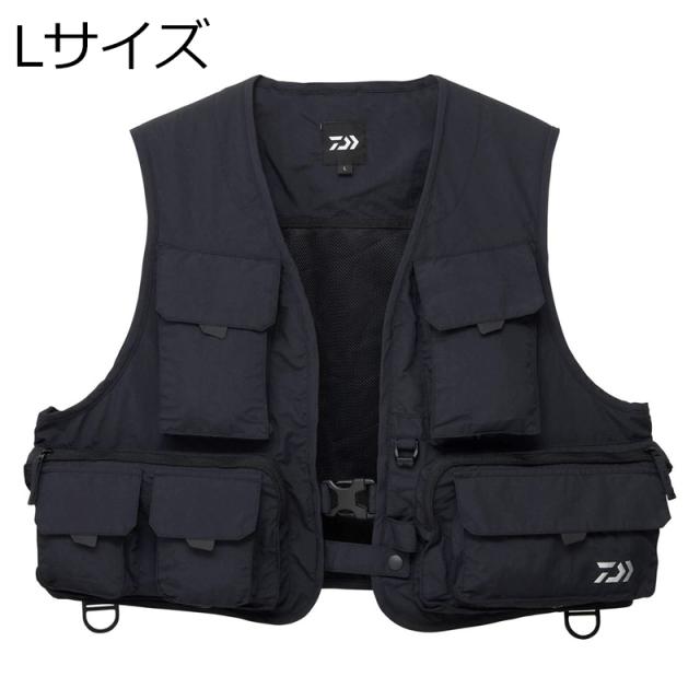 Daiwa SPECIAL フィッシングベストLサイズ ダイワ DV-3425 フィッシングベスト Lサイズ (ブラック) DAIWA 渓流