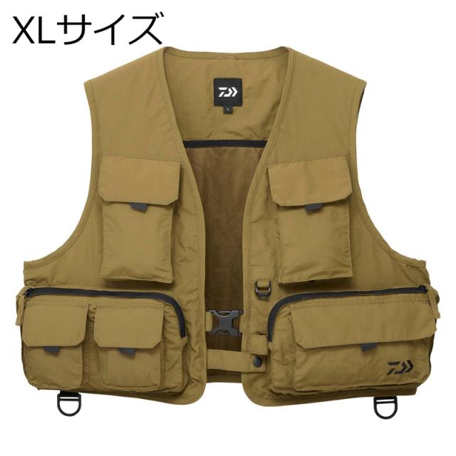 ダイワ DV-3425 フィッシングベスト XLサイズ (オリーブ) DAIWA 渓流ベスト DV-3425フィッシングベストXL(オリーブ)返品種別A