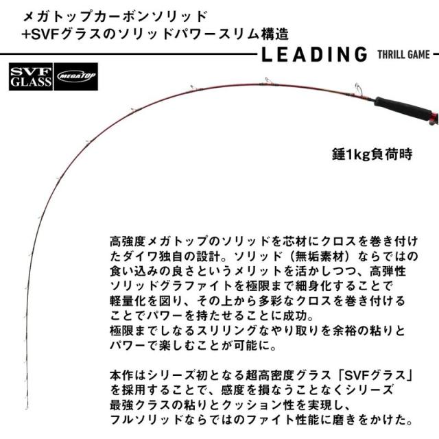 ダイワ 25 リーディングスリルゲーム 73MH-220・J 7：3調子 DAIWA 船竿 25リーディングスリルゲーム73MH-220・J返品種別A