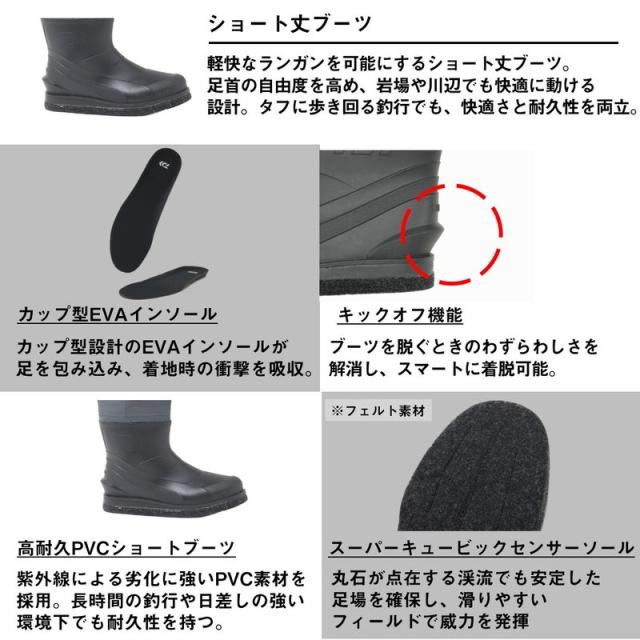 ダイワ PW-3208 パワーウェーダー LLOサイズ26.0〜27.0cm フェルトソール(グレー) PW-3208LLOサイズ返品種別A